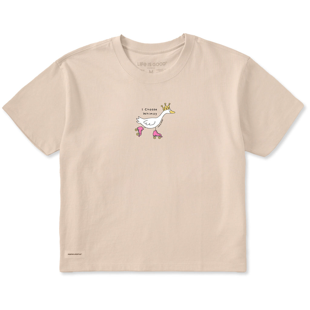 Women's I Choose Whimsy Short Sleeve Crusher Boxy Tee product image 7