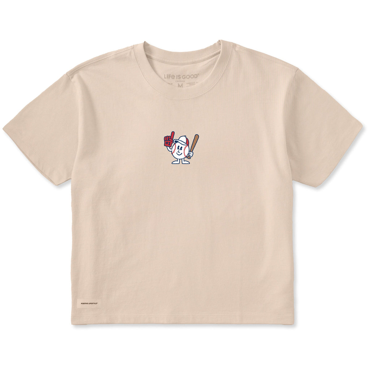 Women's #1 Baseball Guy Short Sleeve Crusher Boxy Tee product image 3