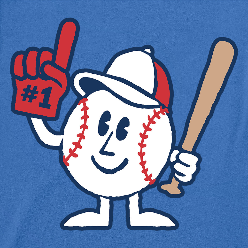 Women's #1 Baseball Guy Short Sleeve Crusher Boxy Tee product image 6