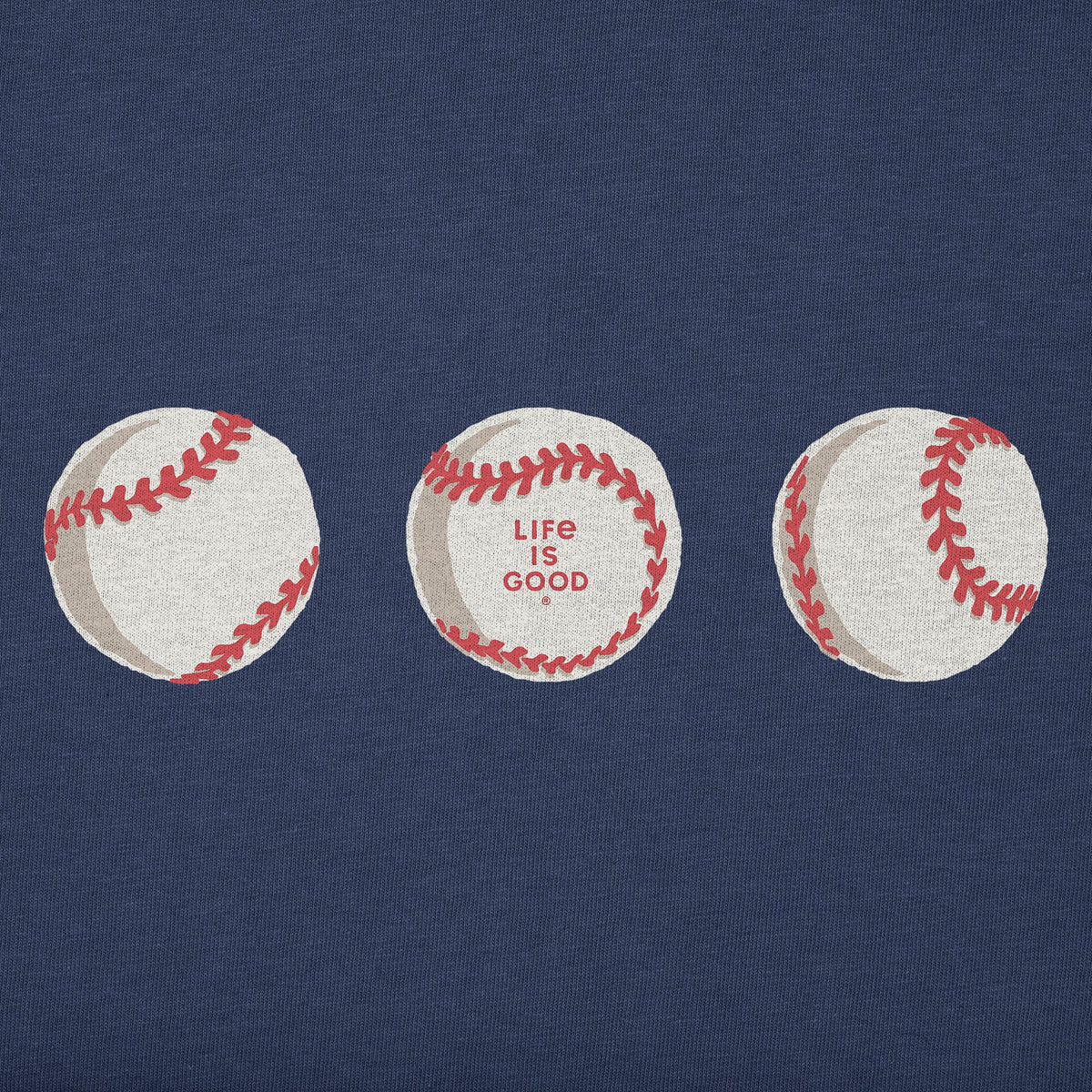 Women's Three Baseballs Short Sleeve Vee product image 8