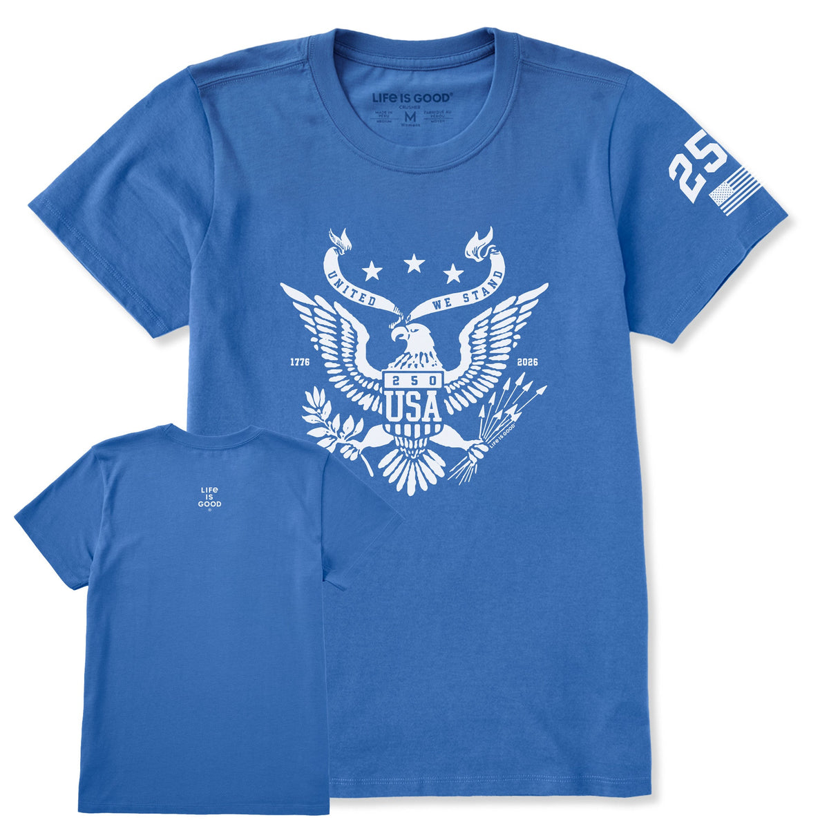 Women's USA Eagle Emblem Short Sleeve Crusher Tee product image 13