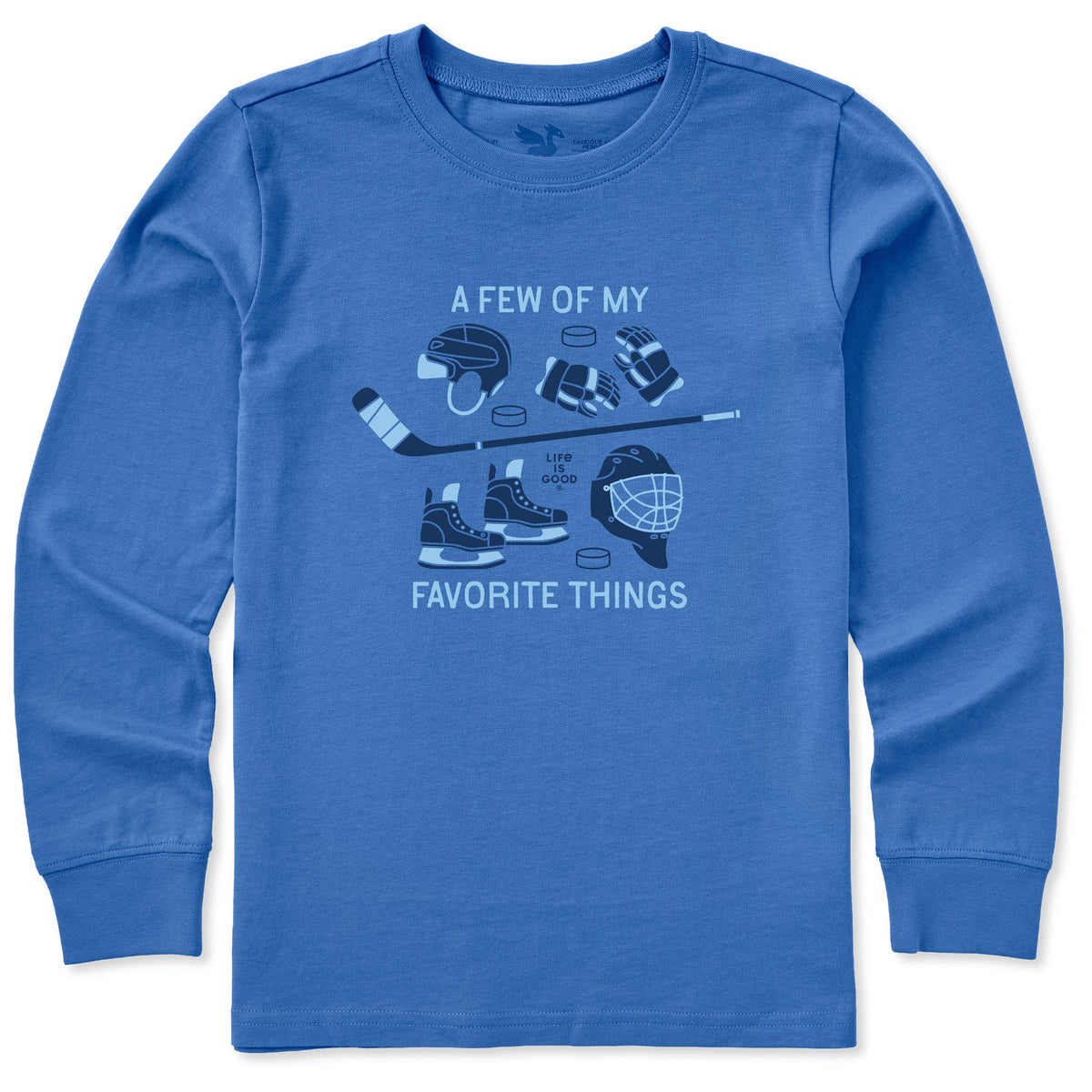 Kids A Few of My Favorite Hockey Things Long Sleeve Crusher product image 5