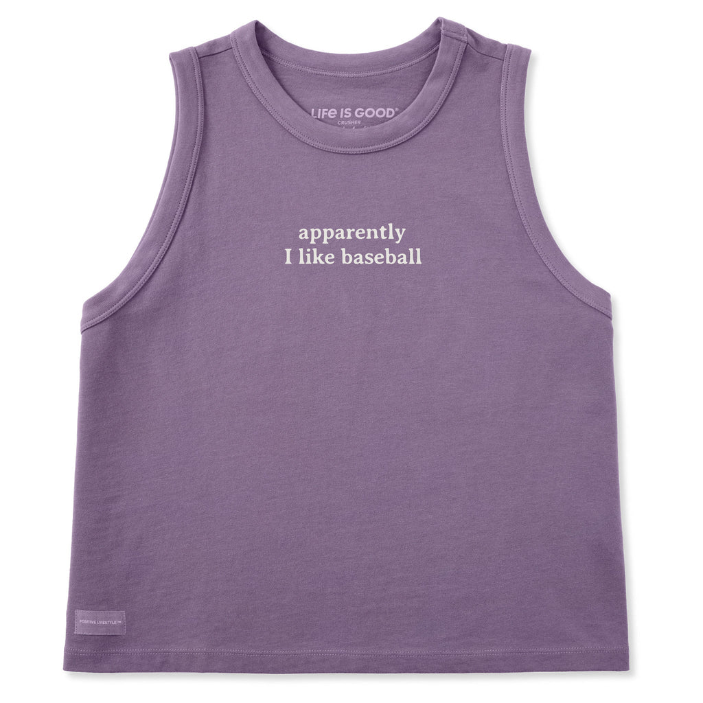 Women's Apparently I Like Baseball Crusher Boxy Tank product image 3