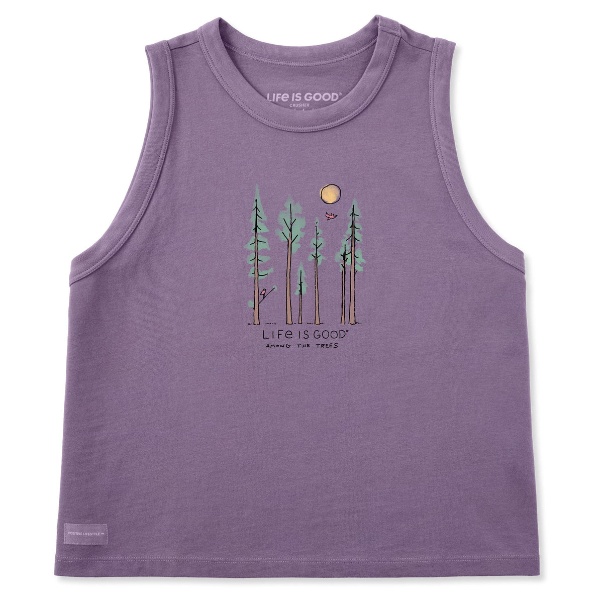 Women's Life is Good Among the Trees Crusher Boxy Tank product image 3