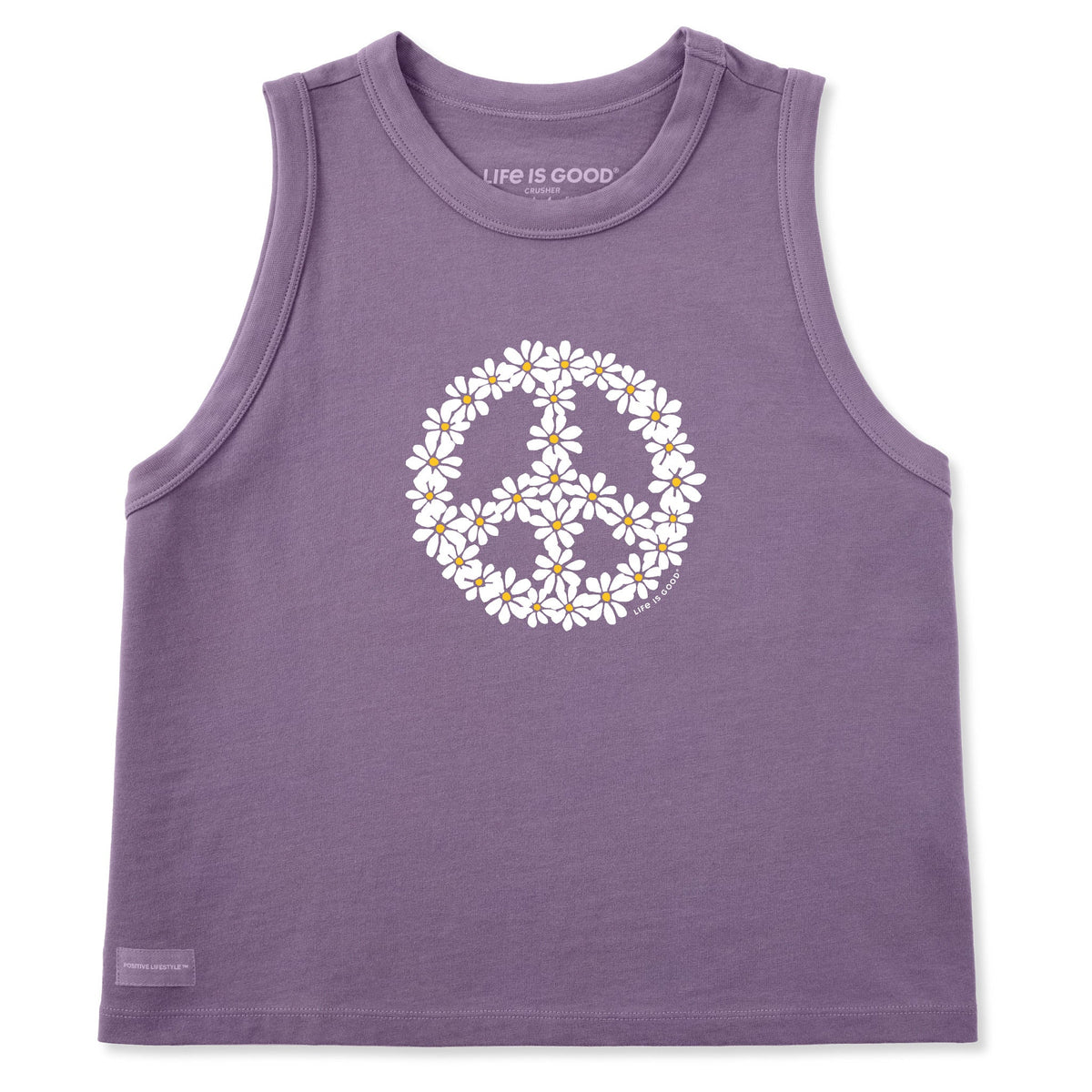 Women's Peace Daisy Chain Crusher Boxy Tank product image 3