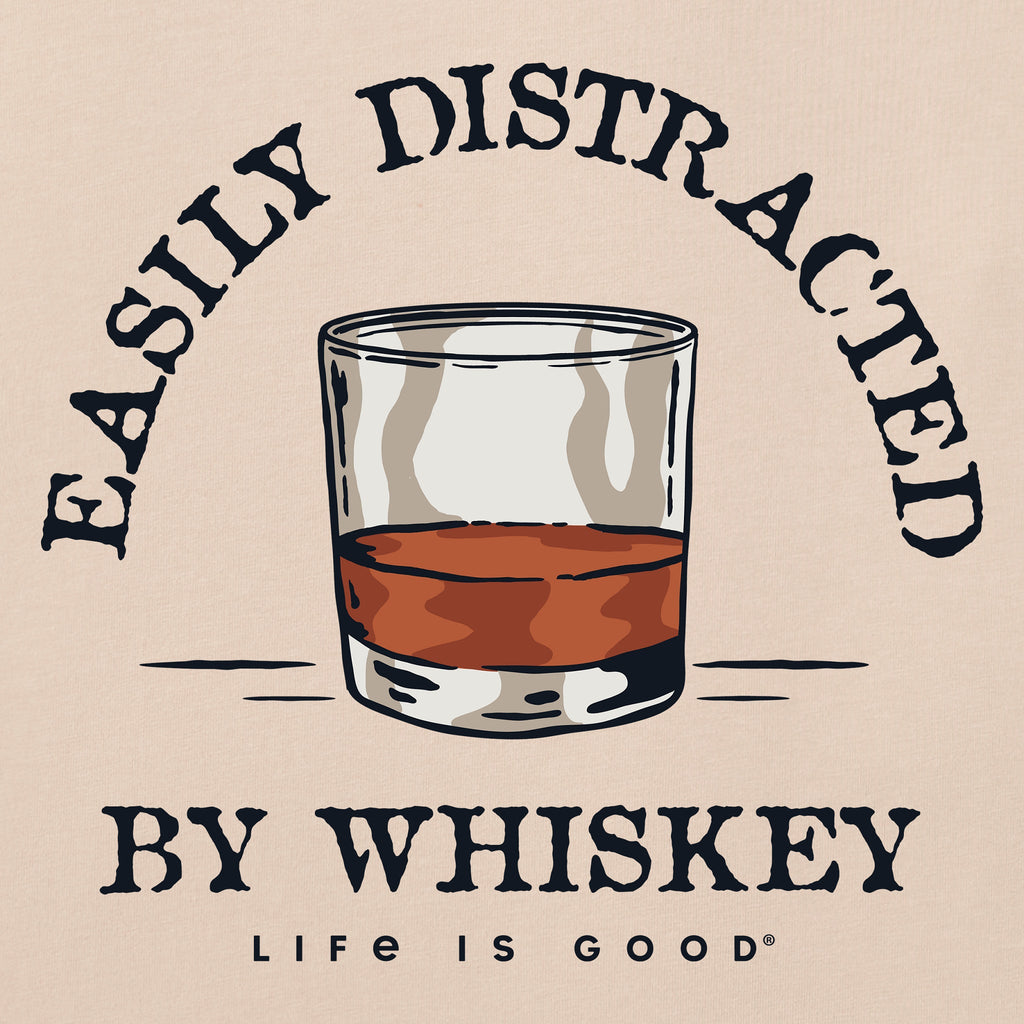 Men's Easily Distracted by Whiskey Short Sleeve Tee product image 6