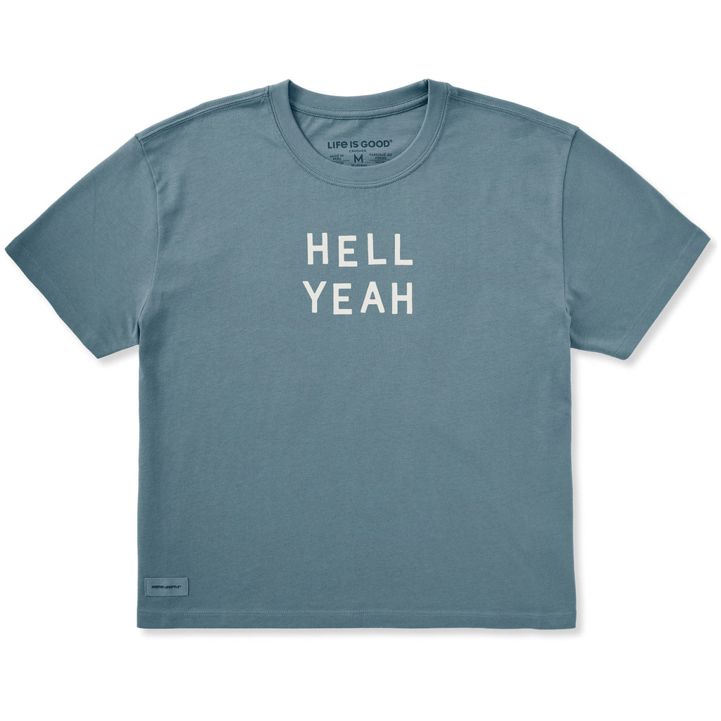 Women's Hell Yeah Short Sleeve Crusher Boxy Tee product image 5